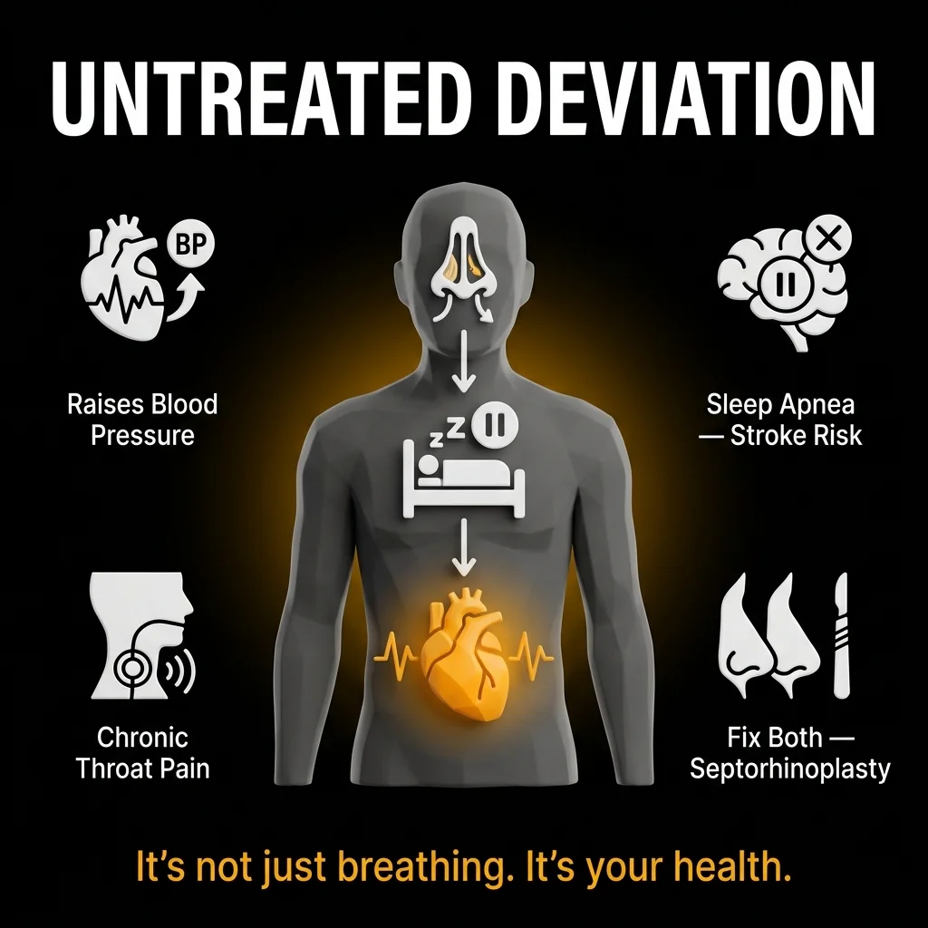 How risky is fixing a deviated septum