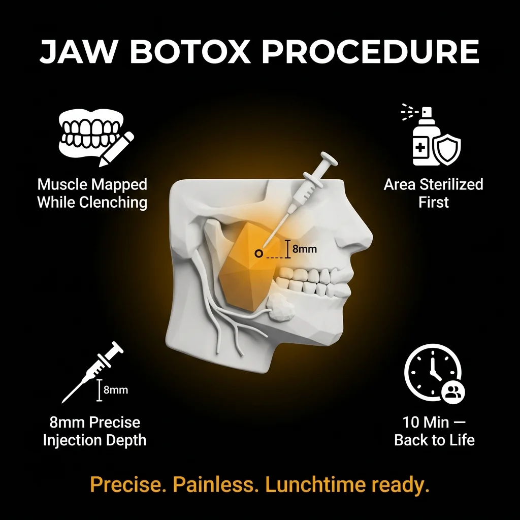 Masseter Botox before and after